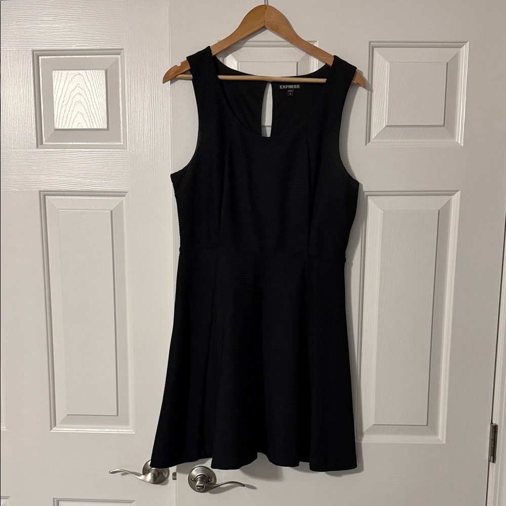Vintage - Large - Express Black Mini Dress